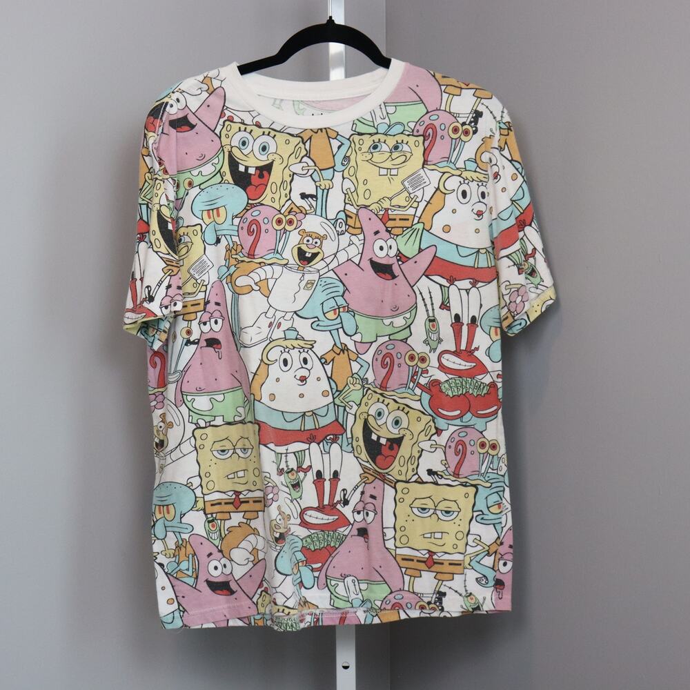 SpongeBob SquarePants AOP Tee – Nickelodeon‎ 2022 – Size L